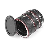 SHOOT AF Set de Tubo de extensión Macro de Enfoque automático para Canon EOS EF EF-S Lente Cámaras DSLR 1100D 700D 650D 600D 550D 500D 450D 400D 350D 300D 100D 70D